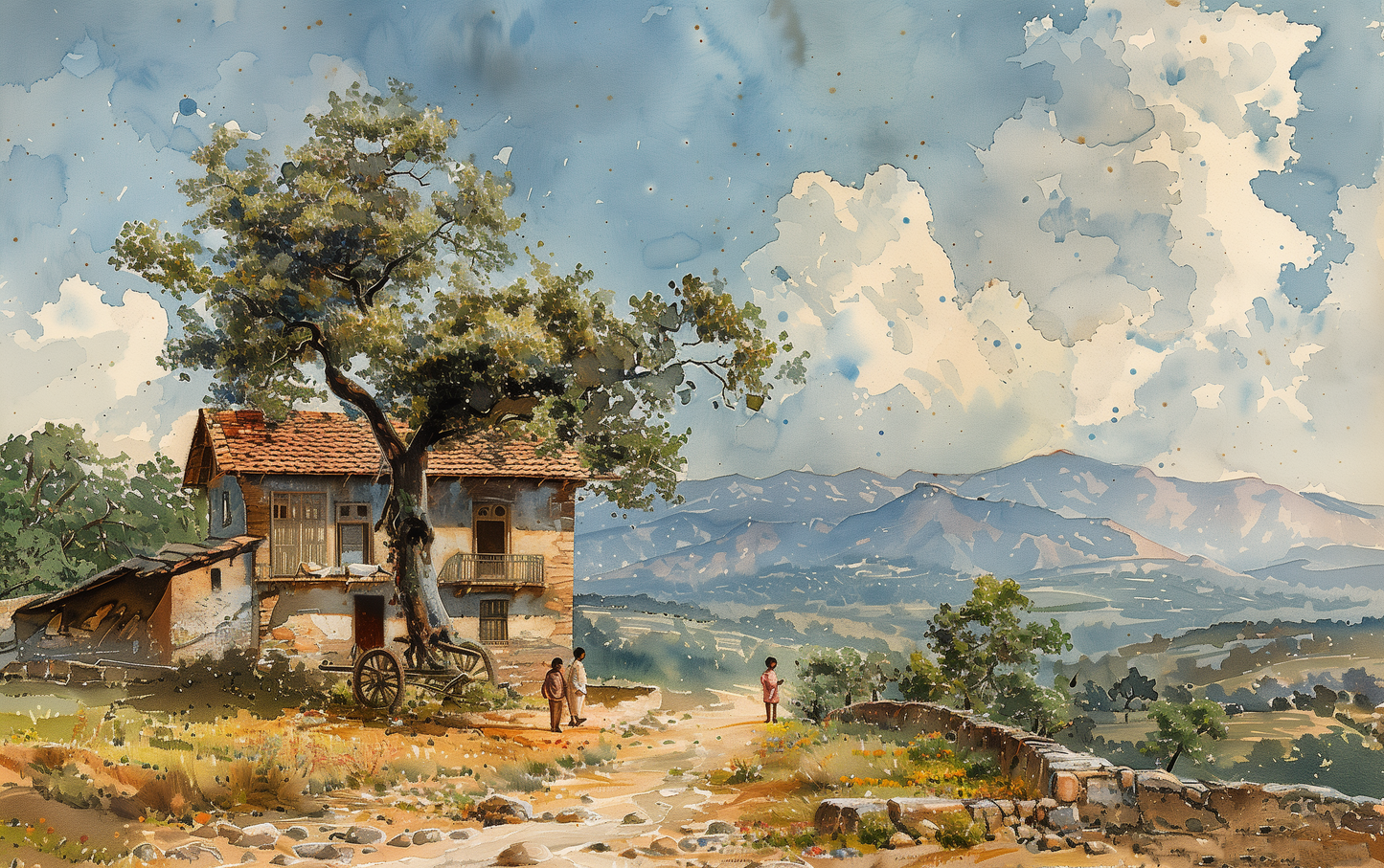 Village scene
