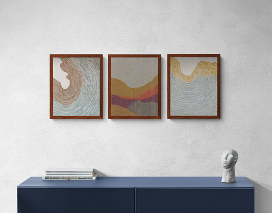Abstract trio